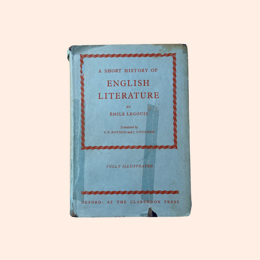 A Short History of English Literature | 1961 | Emile Legouis