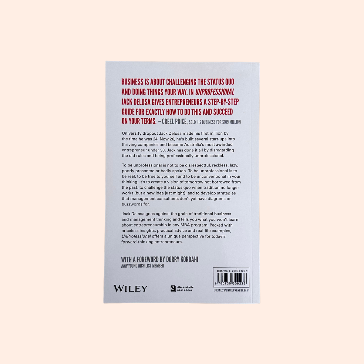 Unprofessional | Paperback | Jack Delosa