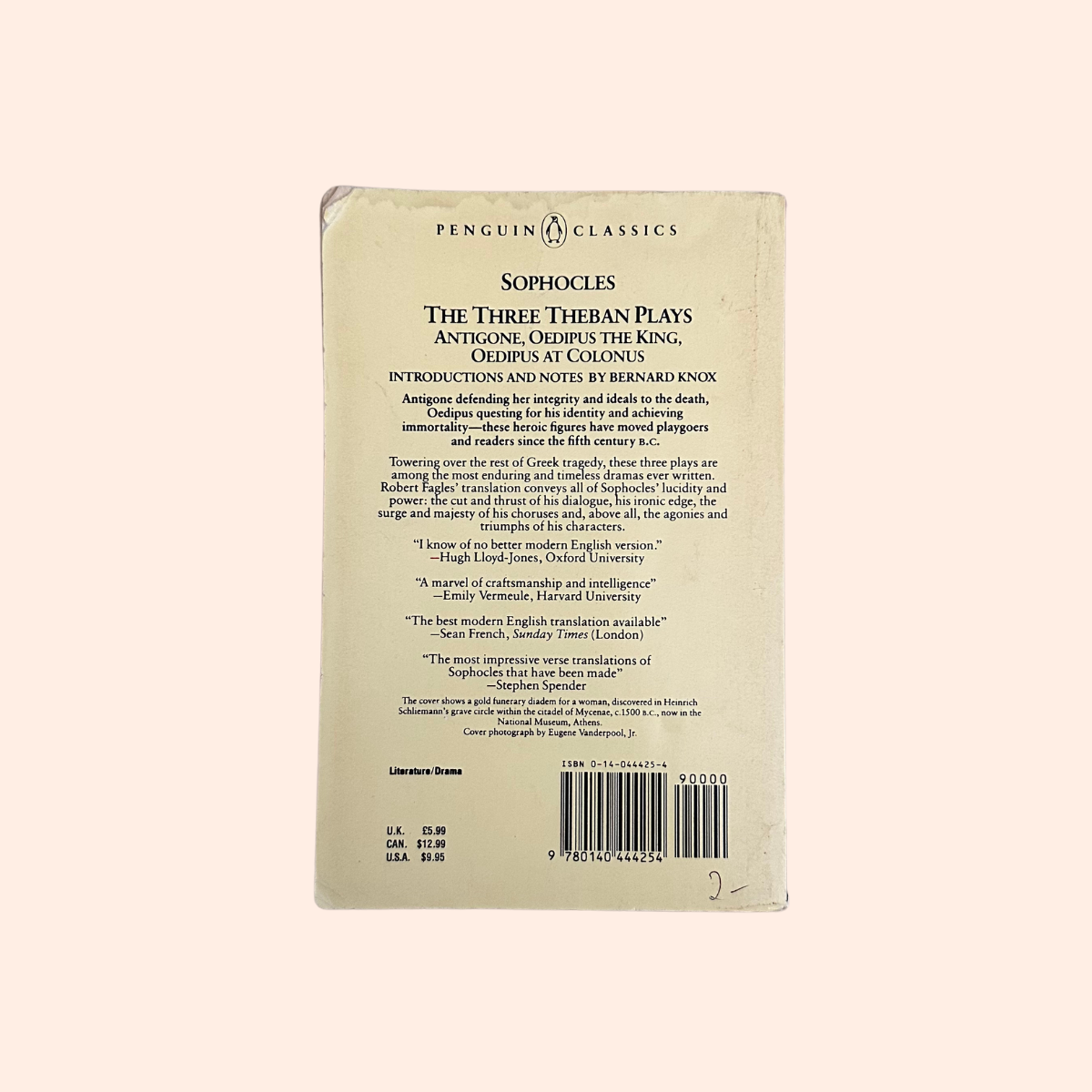 The Three Theban Plays | Paperback | Sophocles and Bernard Knox