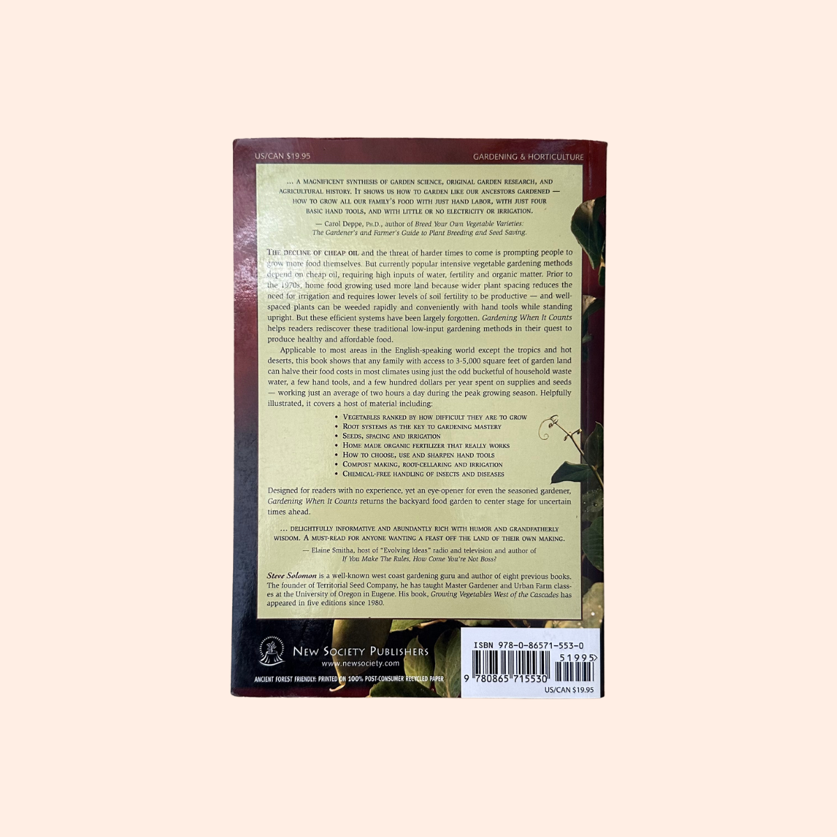 Gardening When It Counts | Steve Solomon