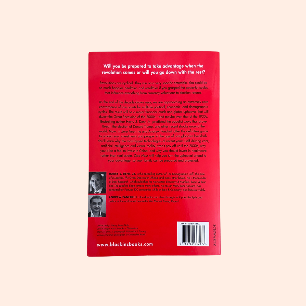 Zero Hour: Turn The Greatest Political And Financial Upheaval In Modern History To Your Advantage | Paperback | Harry S.Dent and Andrew Pancholi