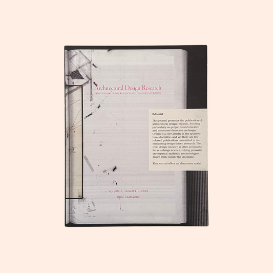 Architectural Design Research | Volume 1 , Number 1 | 2005
