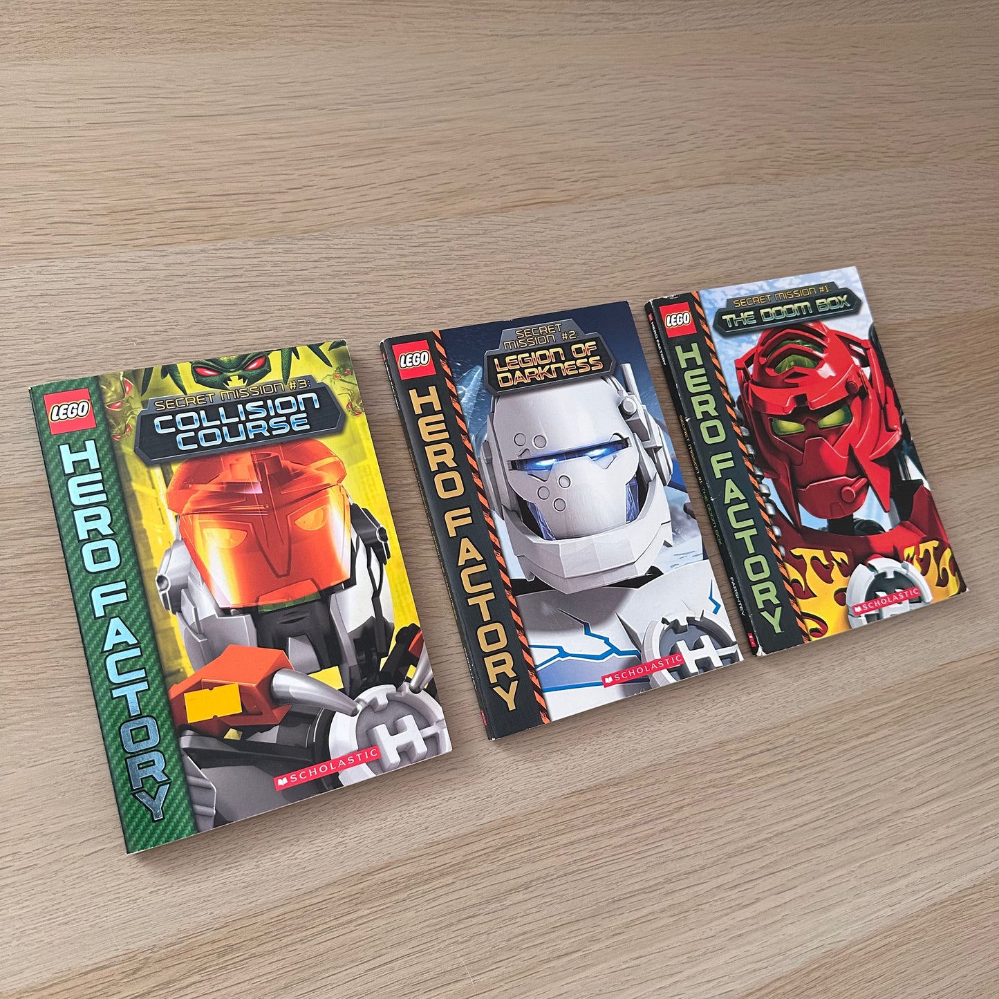Lego Hero Factory Secret Mission Bundle | 3x Titles | Children’s Adventure