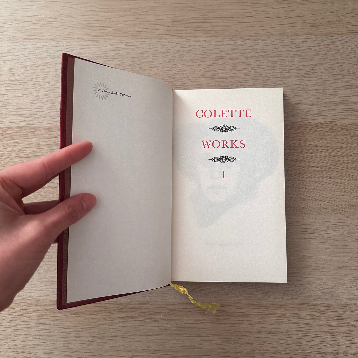 Colette Vintage Heron Editions | Set of 4 | Red Hardcovers | French Literature Classics