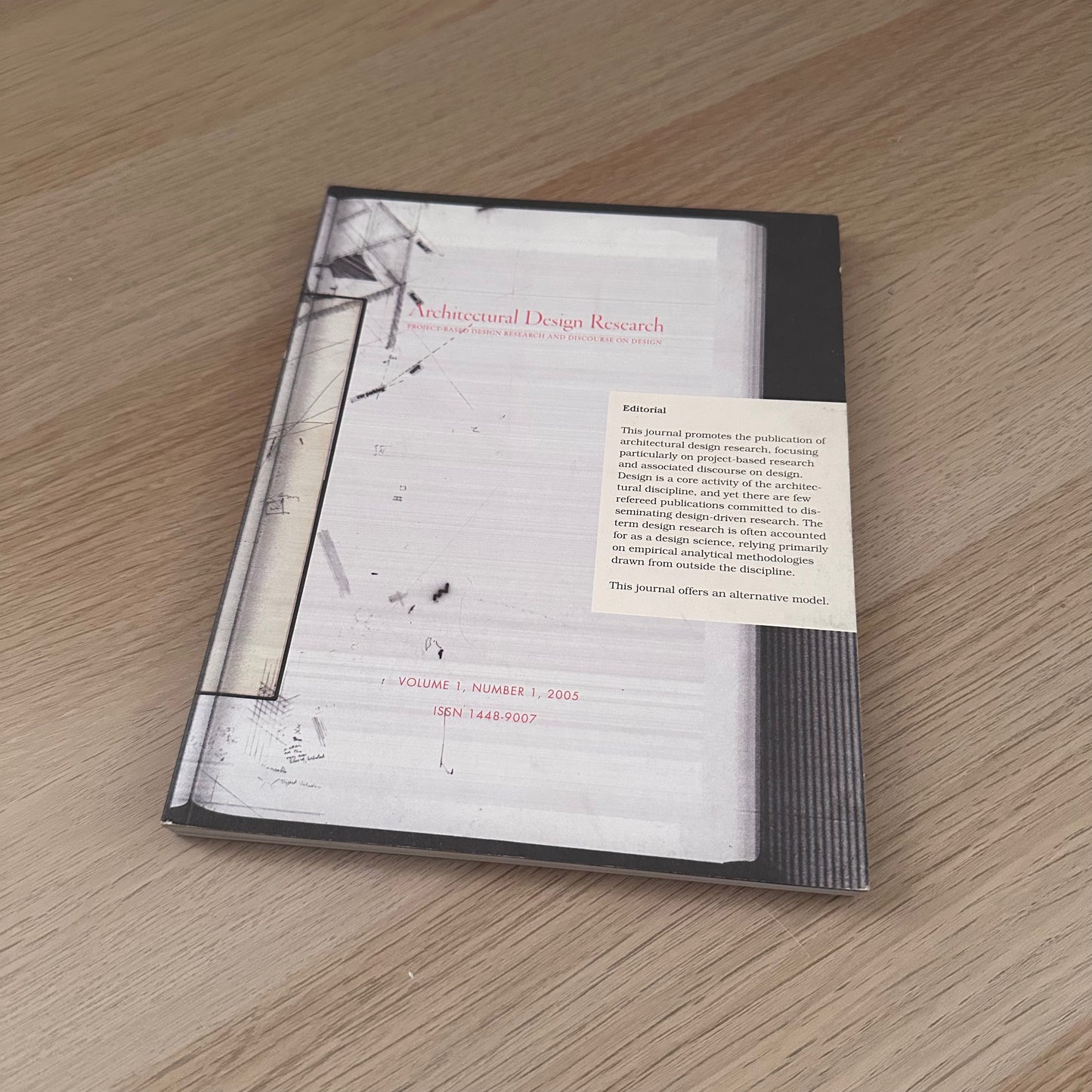 Architectural Design Research | Volume 1 , Number 1 | 2005