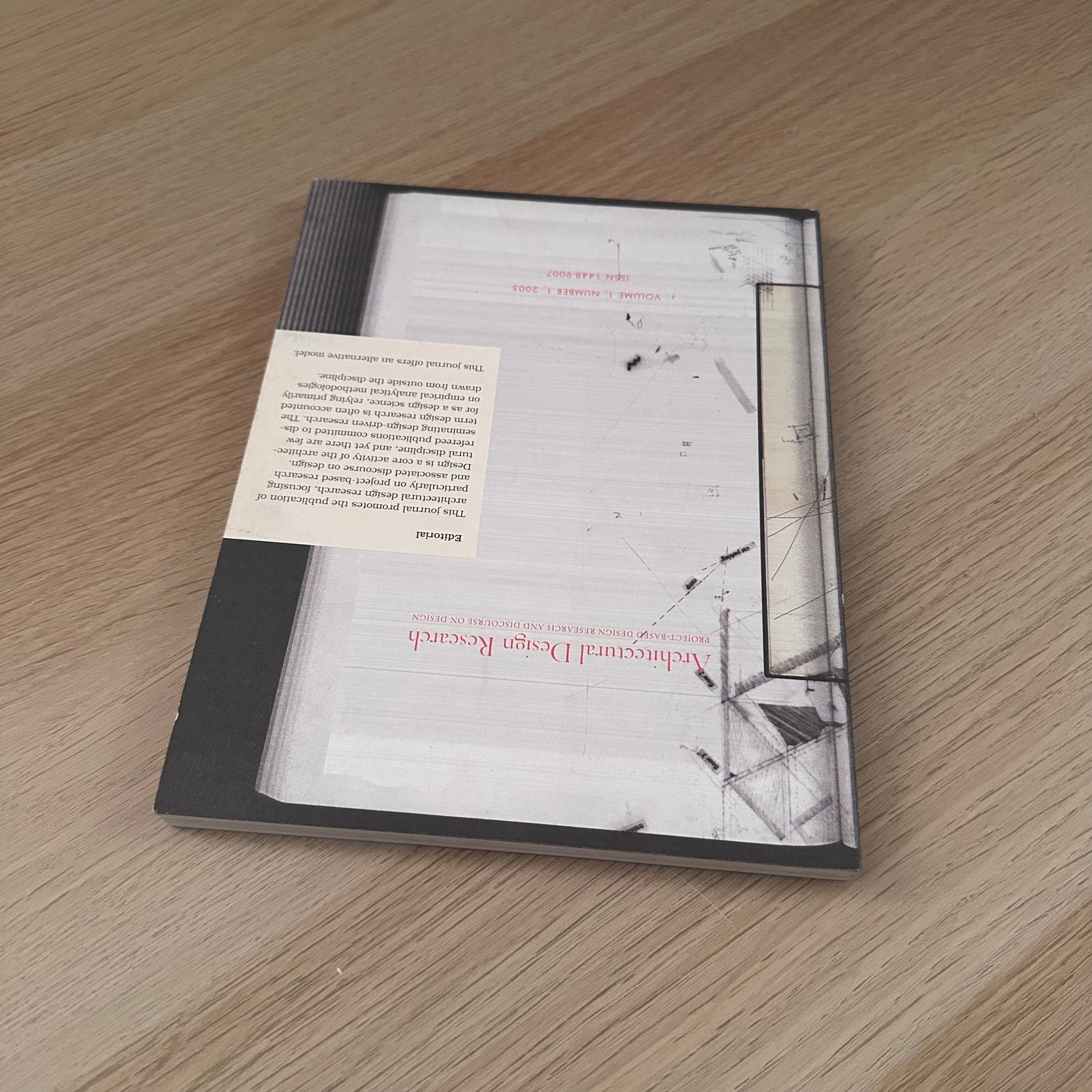 Architectural Design Research | Volume 1 , Number 1 | 2005