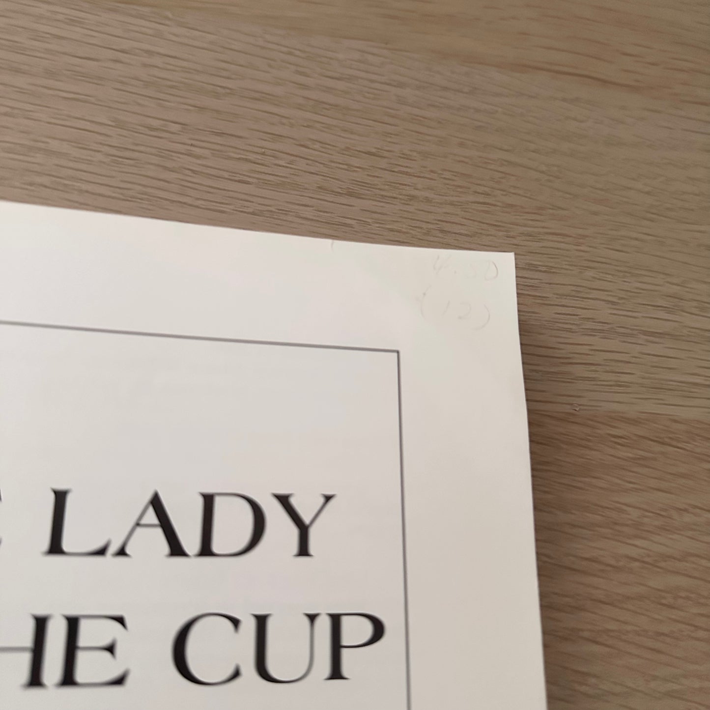 The Lady of The Cup | Roxy O'Reilly