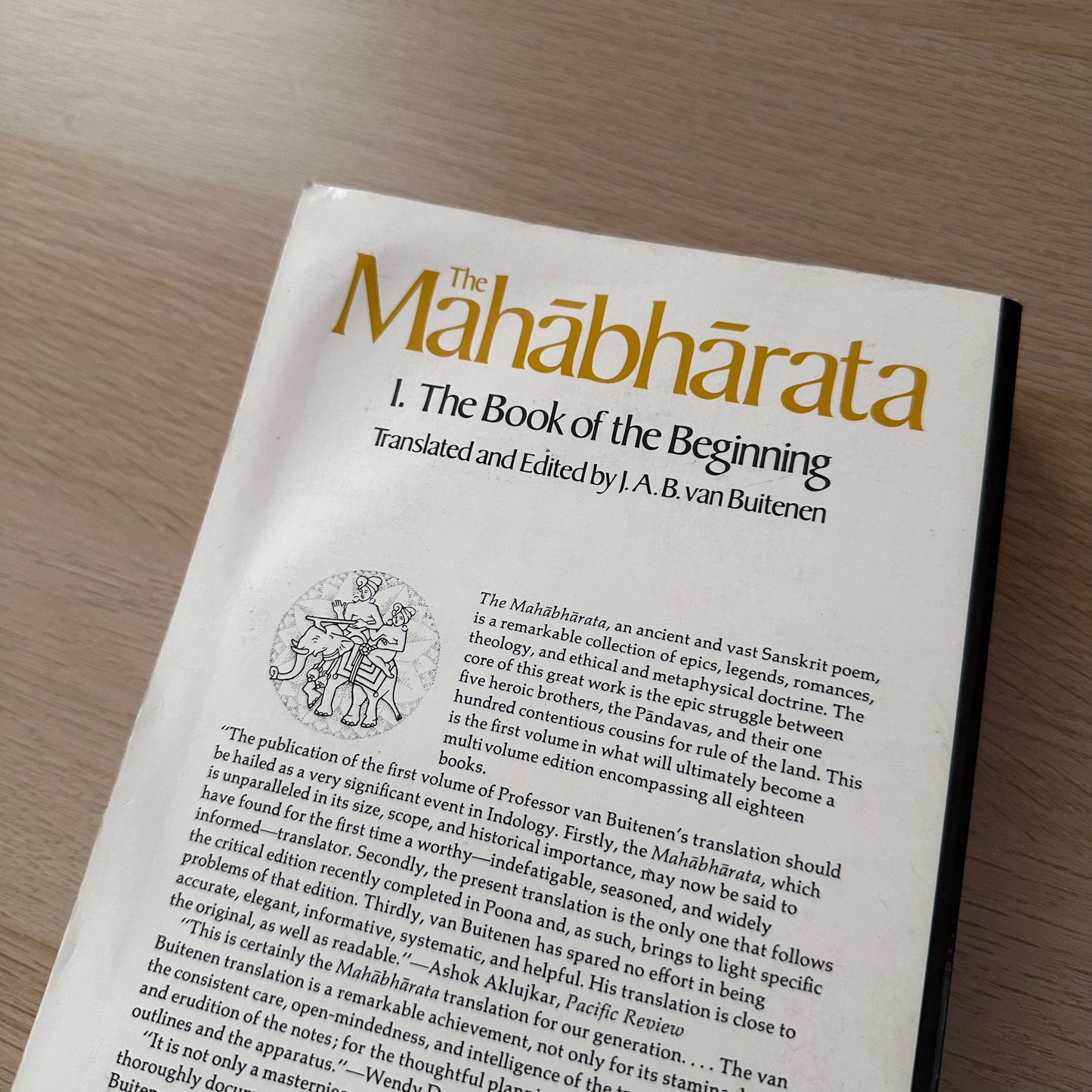 The Mahabharata: The Book of The Beginning