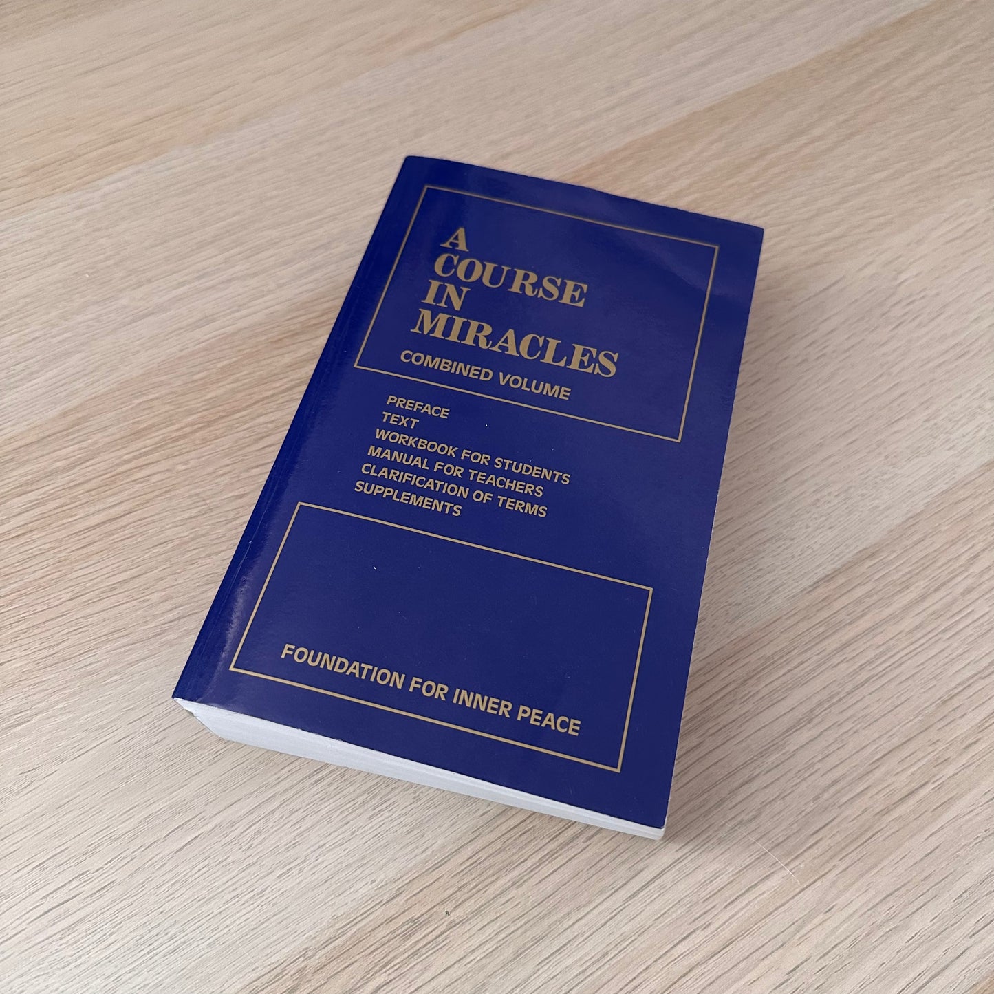 A Course in Miracles | Foundation for Inner Peace
