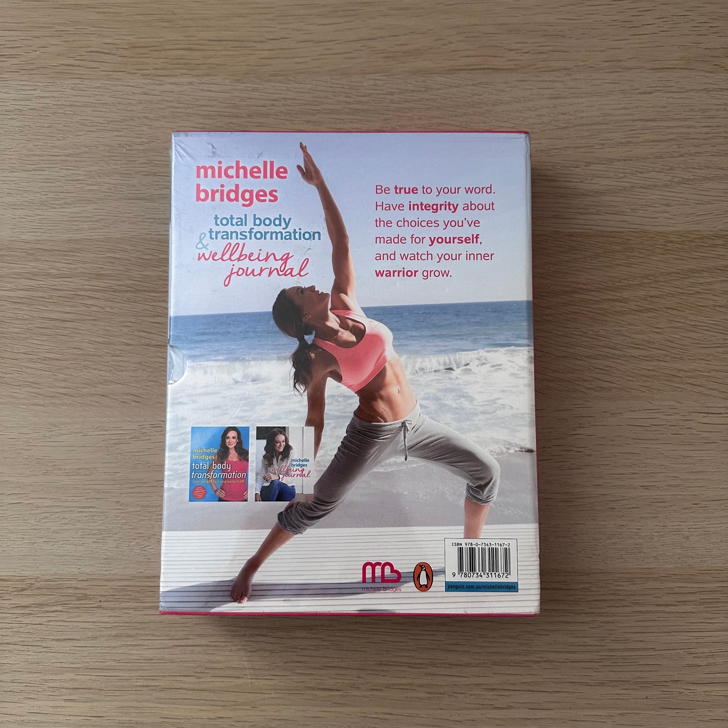 Total Body Transformation: Wellbeing Journal | Michelle Bridges | Brand New | Sealed