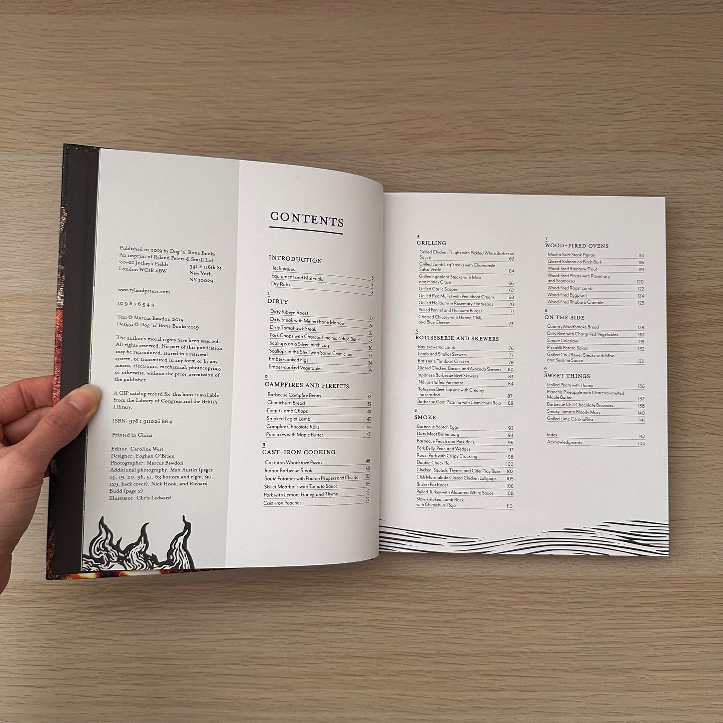 Food and Fire | Hardcover | Marcus Bawdon