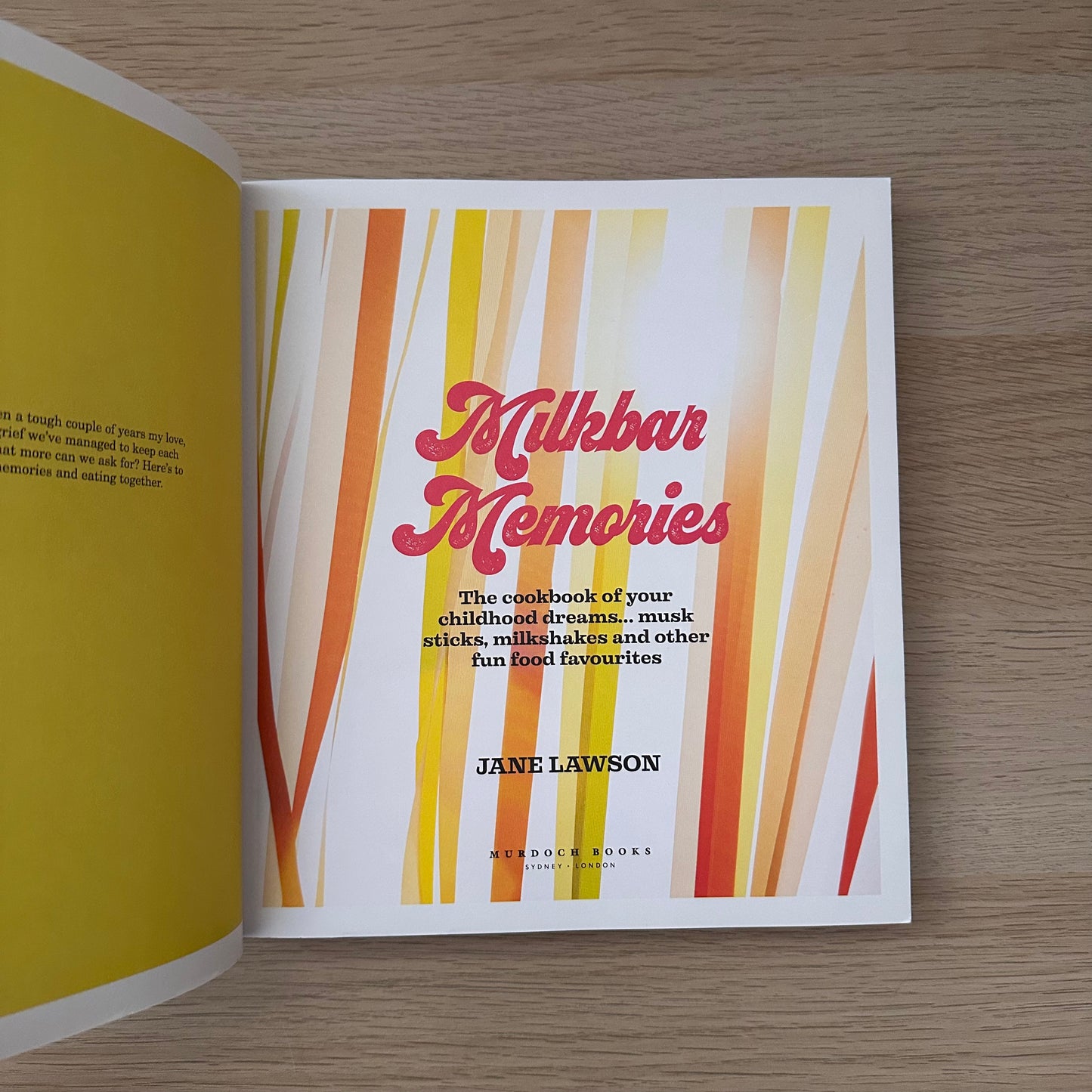 Milkbar Memories | Jane Lawson