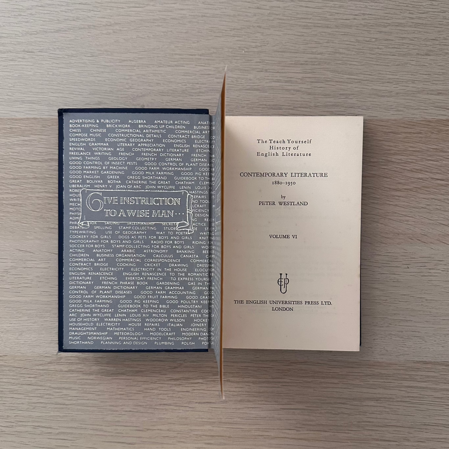 The Teach Yourself History of English Literature | Volume 6 | 1950 | Peter Westland