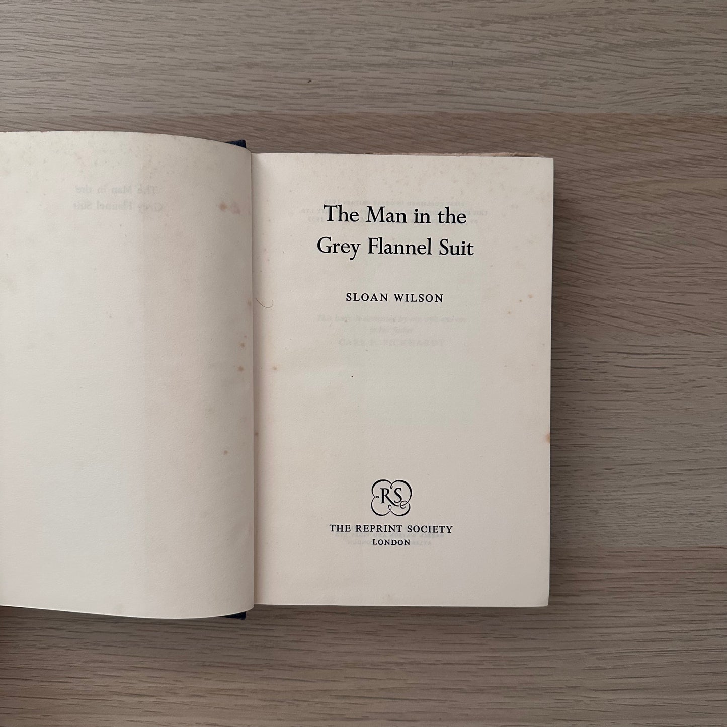 The Man in The Grey Flannel Suit | 1957 | Sloan Wilson