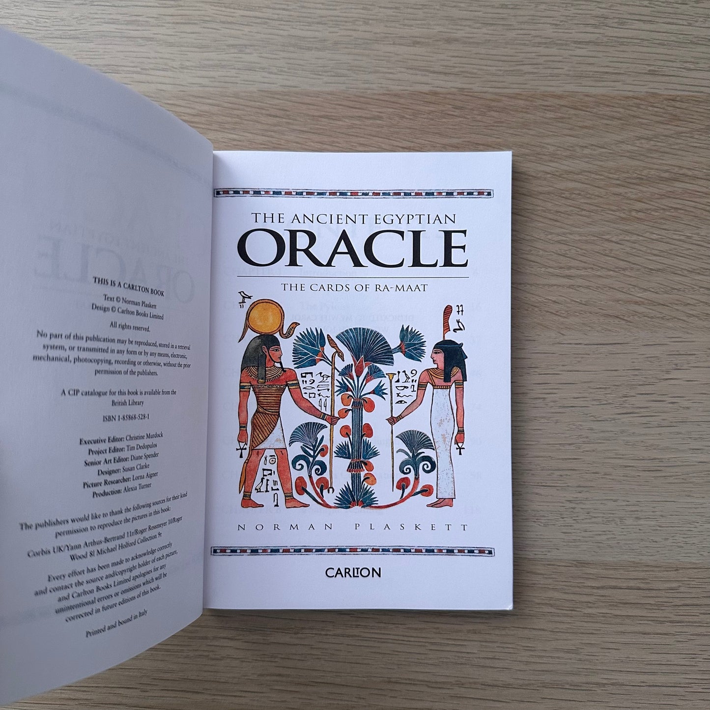 The Ancient Egyptian Oracle | 1998 | Norman Plaskett