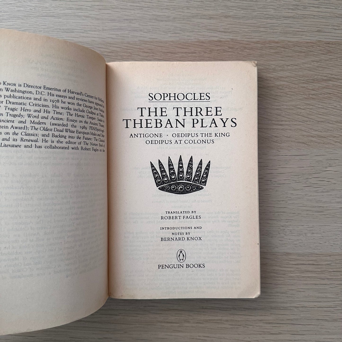 The Three Theban Plays | Paperback | Sophocles and Bernard Knox