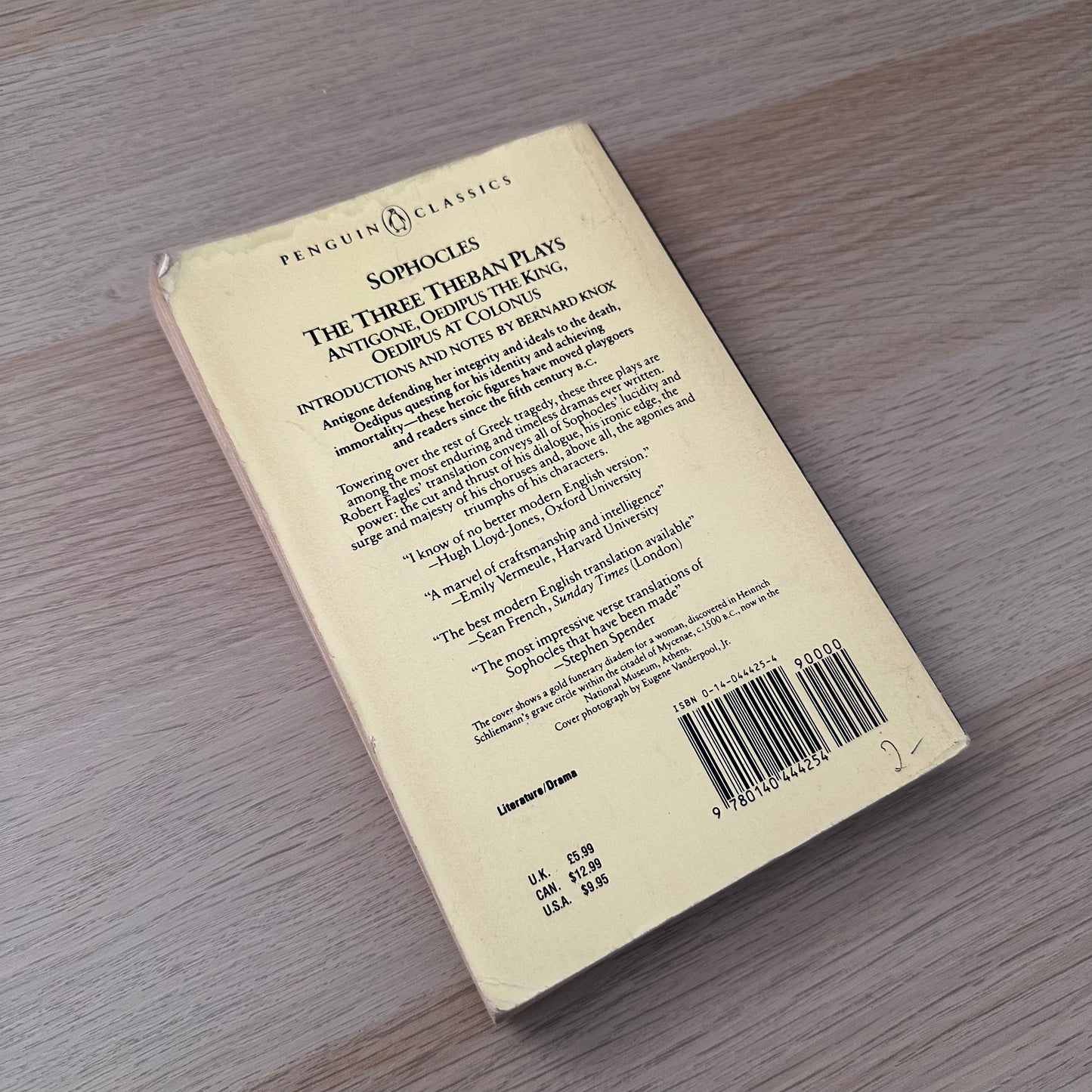 The Three Theban Plays | Paperback | Sophocles and Bernard Knox