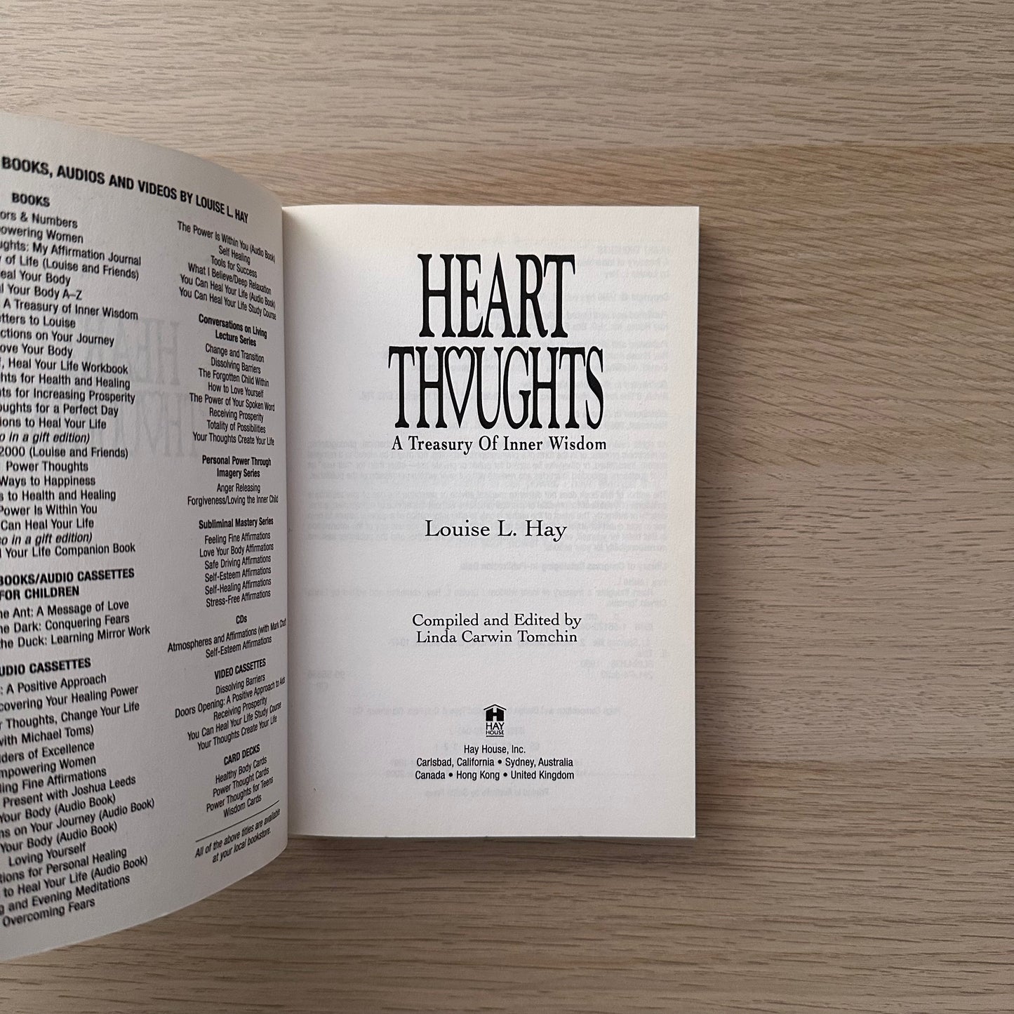 Heart Thoughts: A Treasury of Inner Wisdom | Paperback | Louise Hay