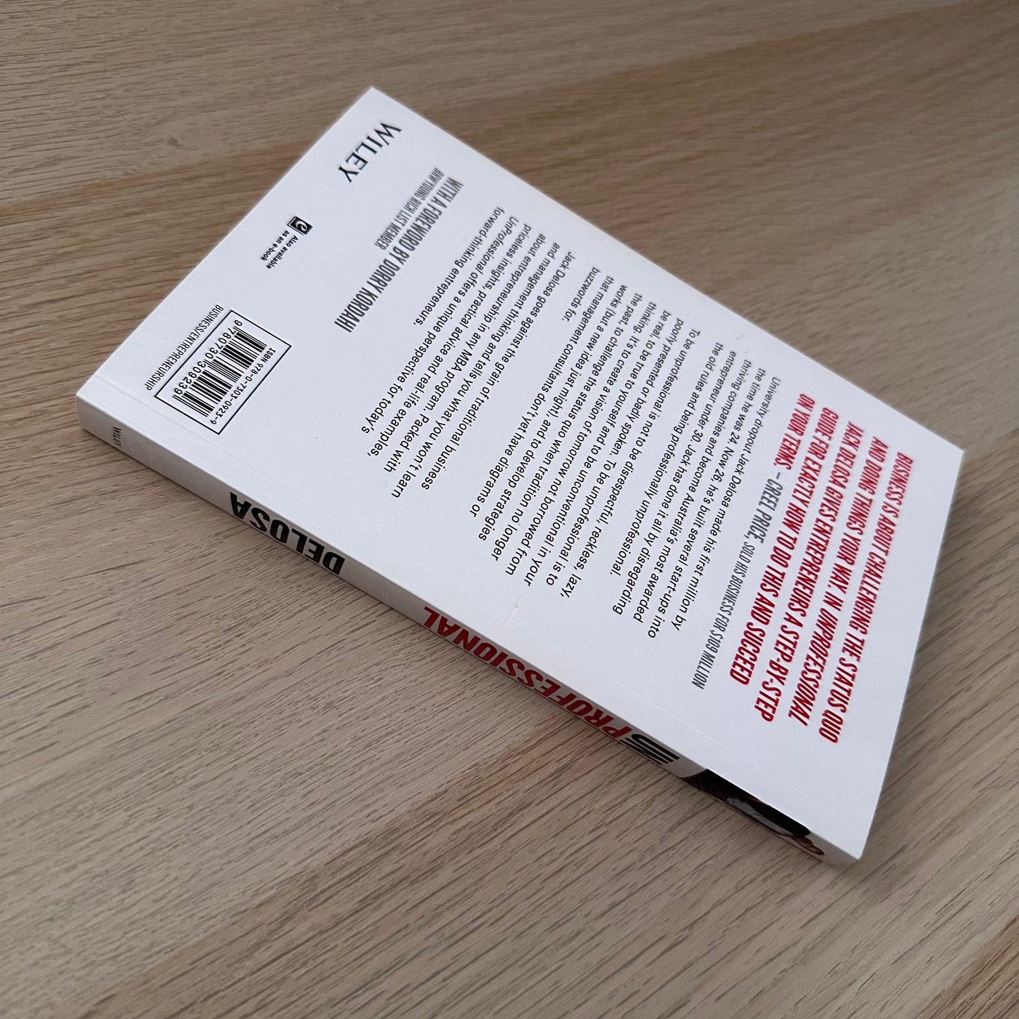 Unprofessional | Paperback | Jack Delosa