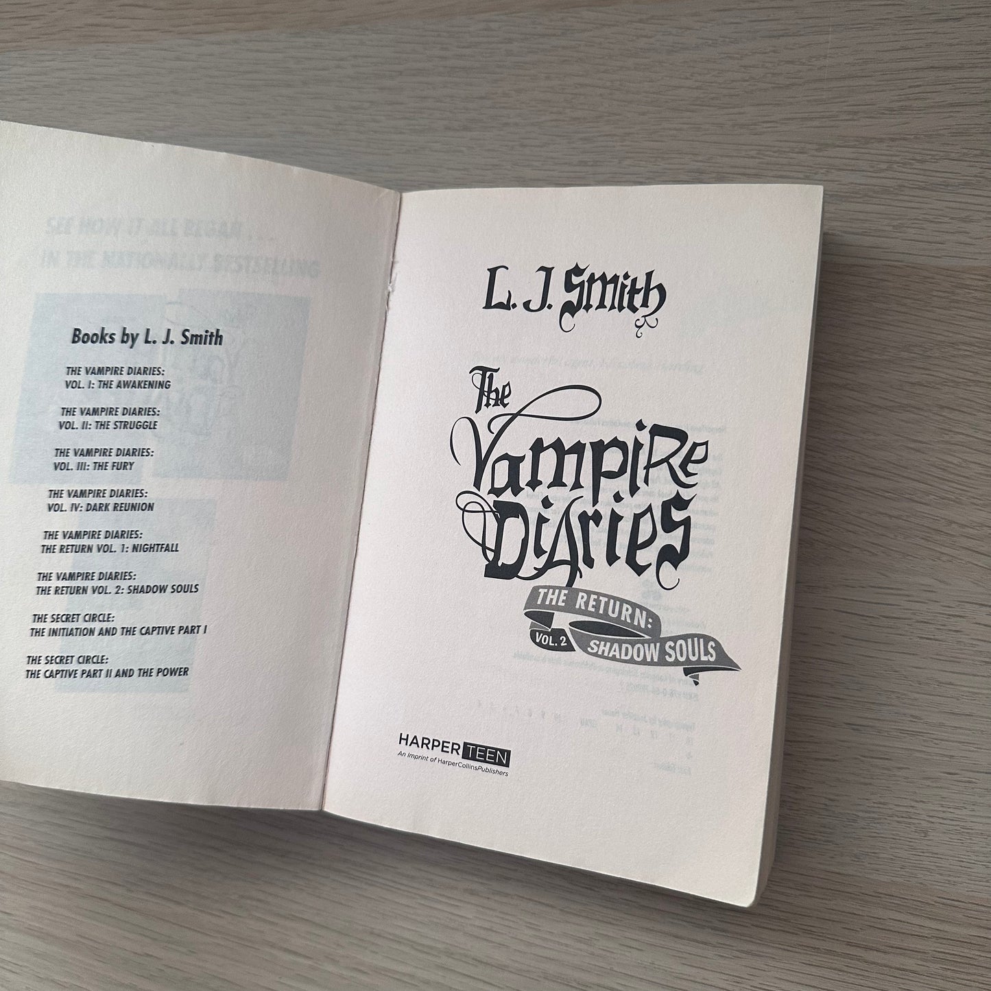 The Vampire Diaries: The Return Shadow Souls V2 | L.J. Smith