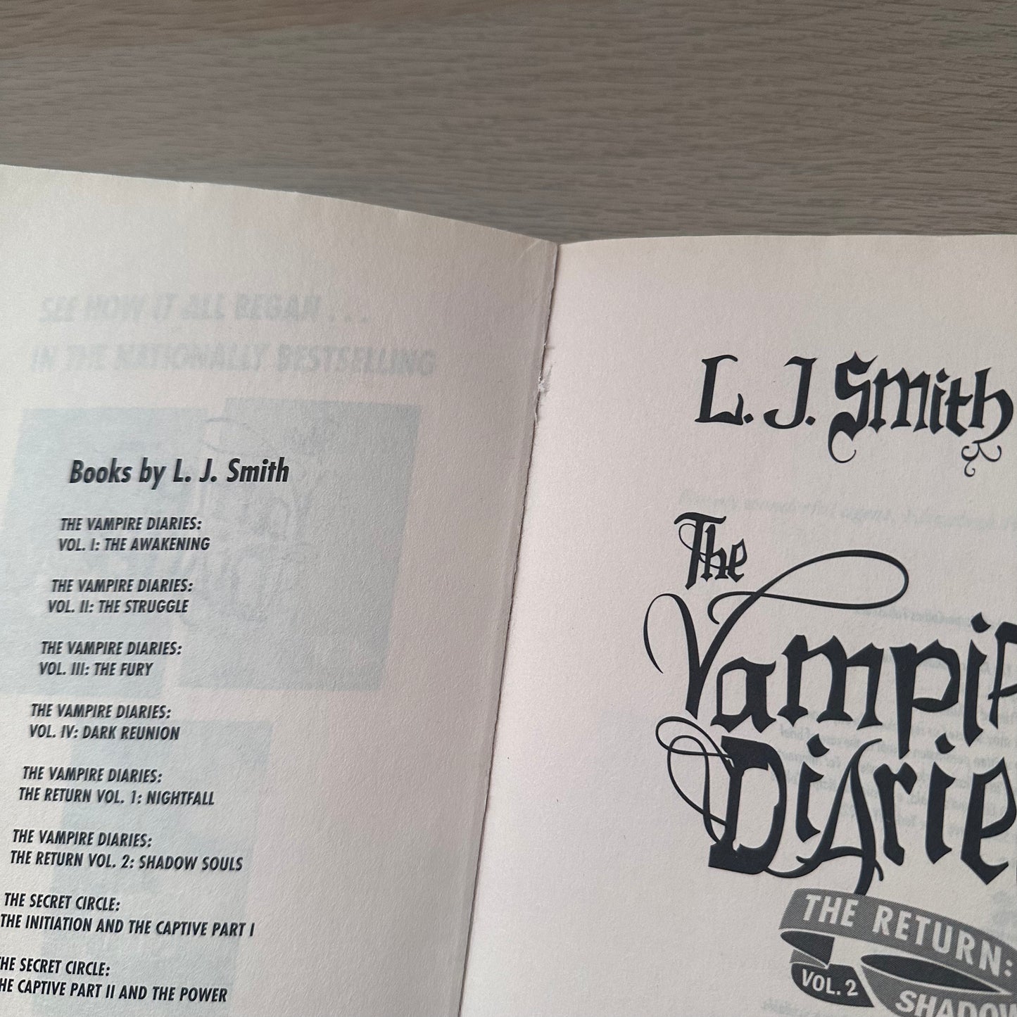 The Vampire Diaries: The Return Shadow Souls V2 | L.J. Smith