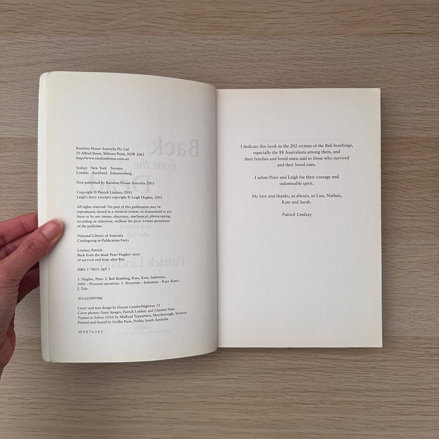 Back from the Dead | Patrick Lindsay