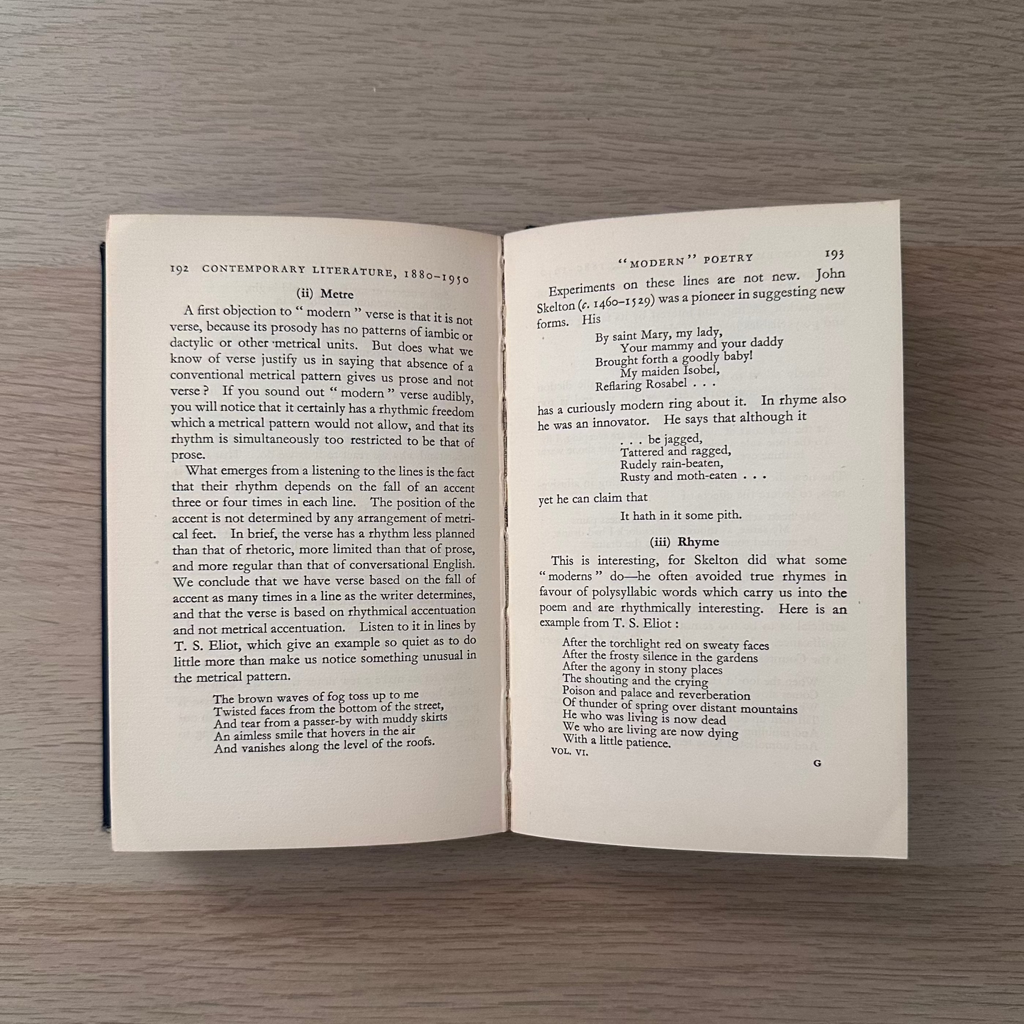 The Teach Yourself History of English Literature | Volume 6 | 1950 | Peter Westland