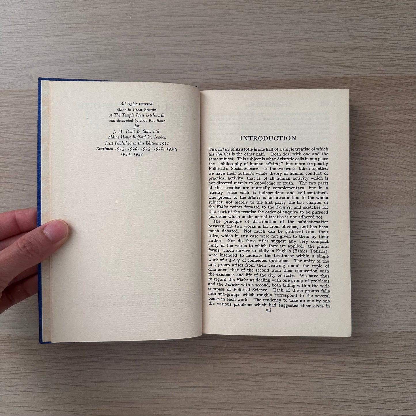 The Nicomachean Ethics of Aristotle | 1937