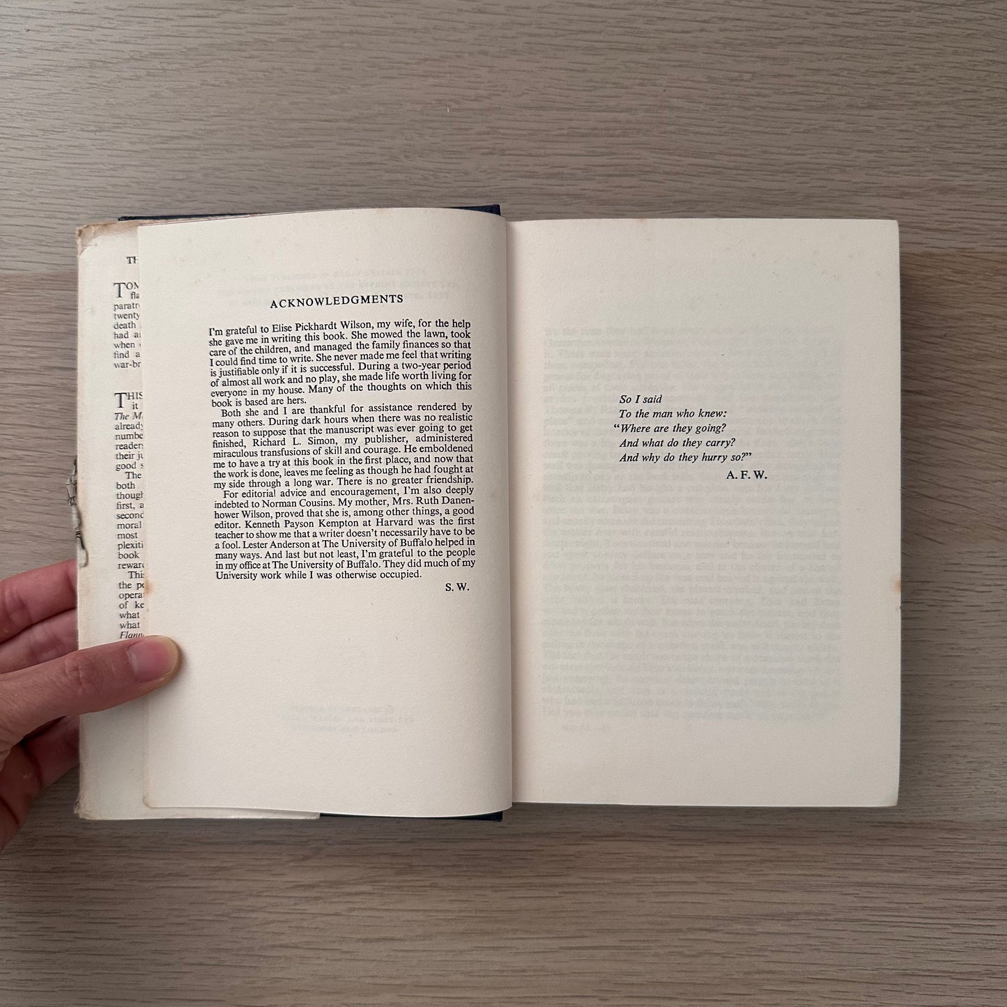 The Man in The Grey Flannel Suit | 1957 | Sloan Wilson