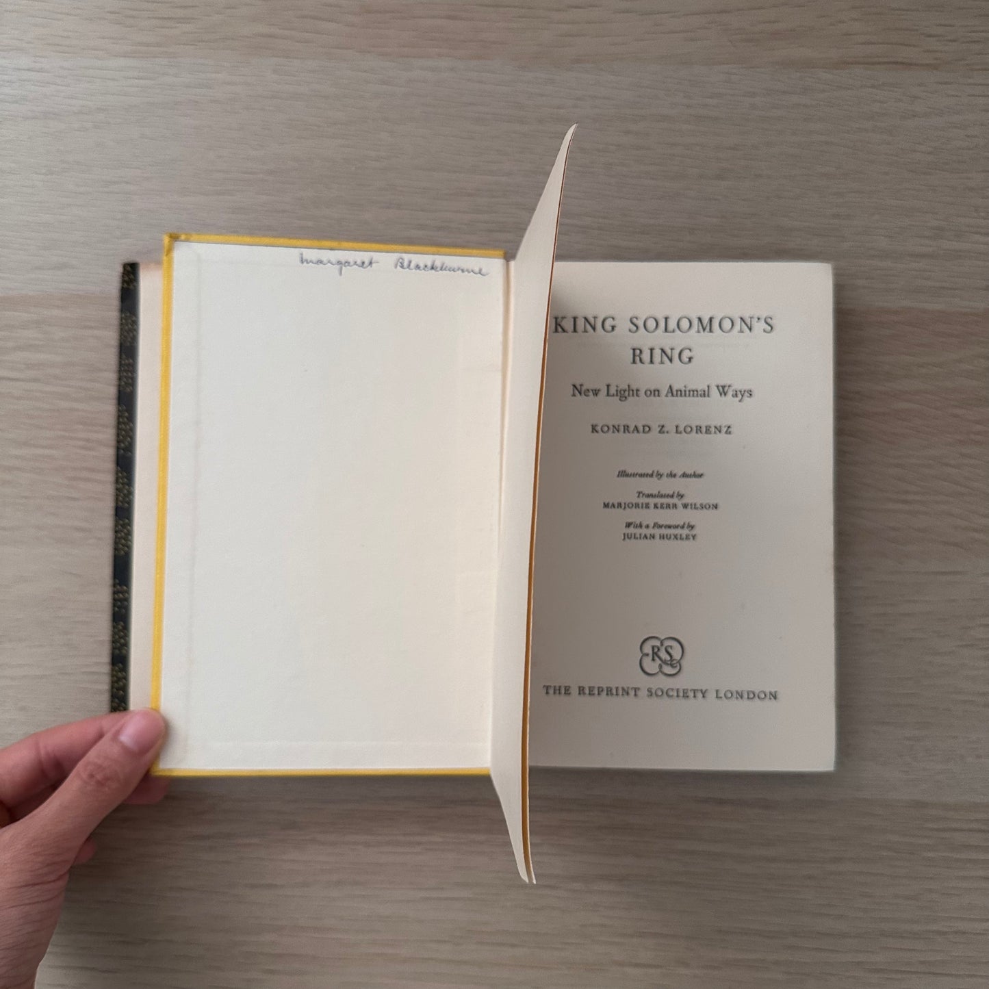 King Solomon's Ring | 1953 | Konrad Z. Lorenz