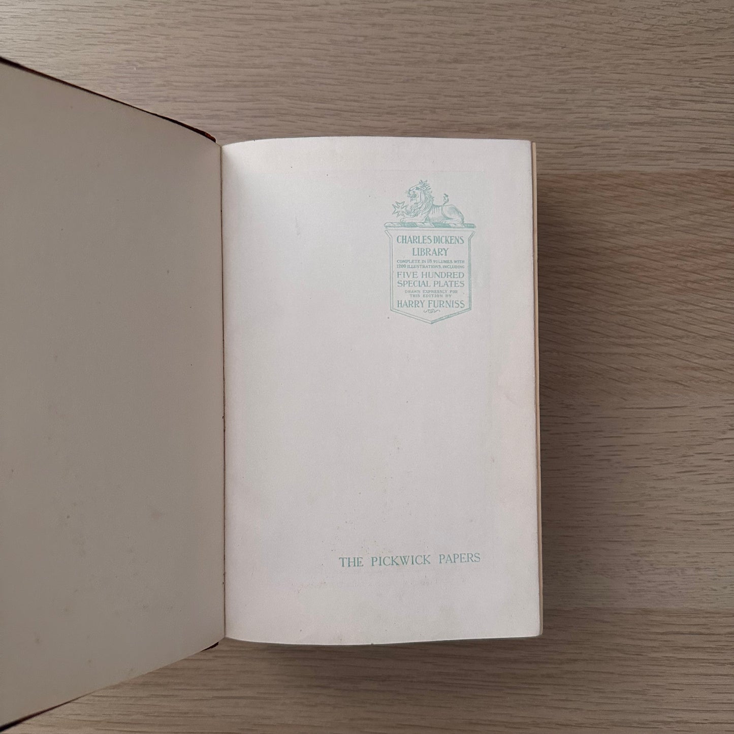 Charles Dickens Library | Posthumous Papers of the Pickwick Club | 1910