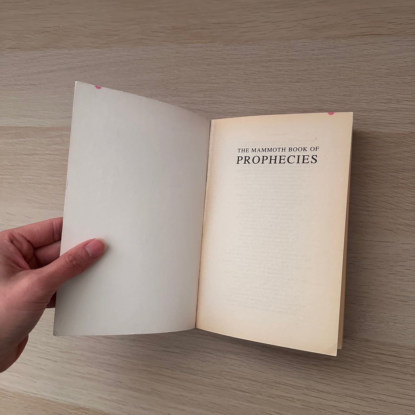 The Mammoth Book of Prophecies | Damon Wilson