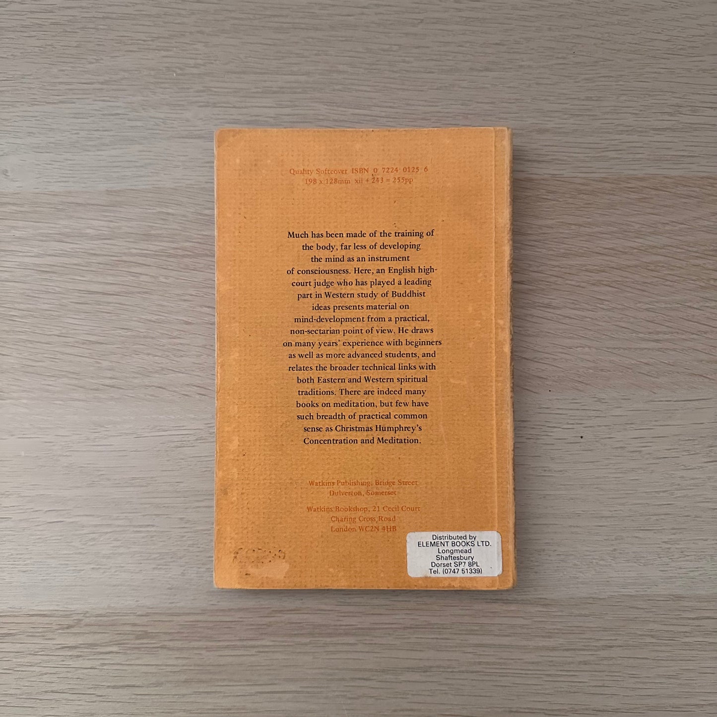 Concentration & Meditation: A Manual of Mind Development | Christmas Humphreys