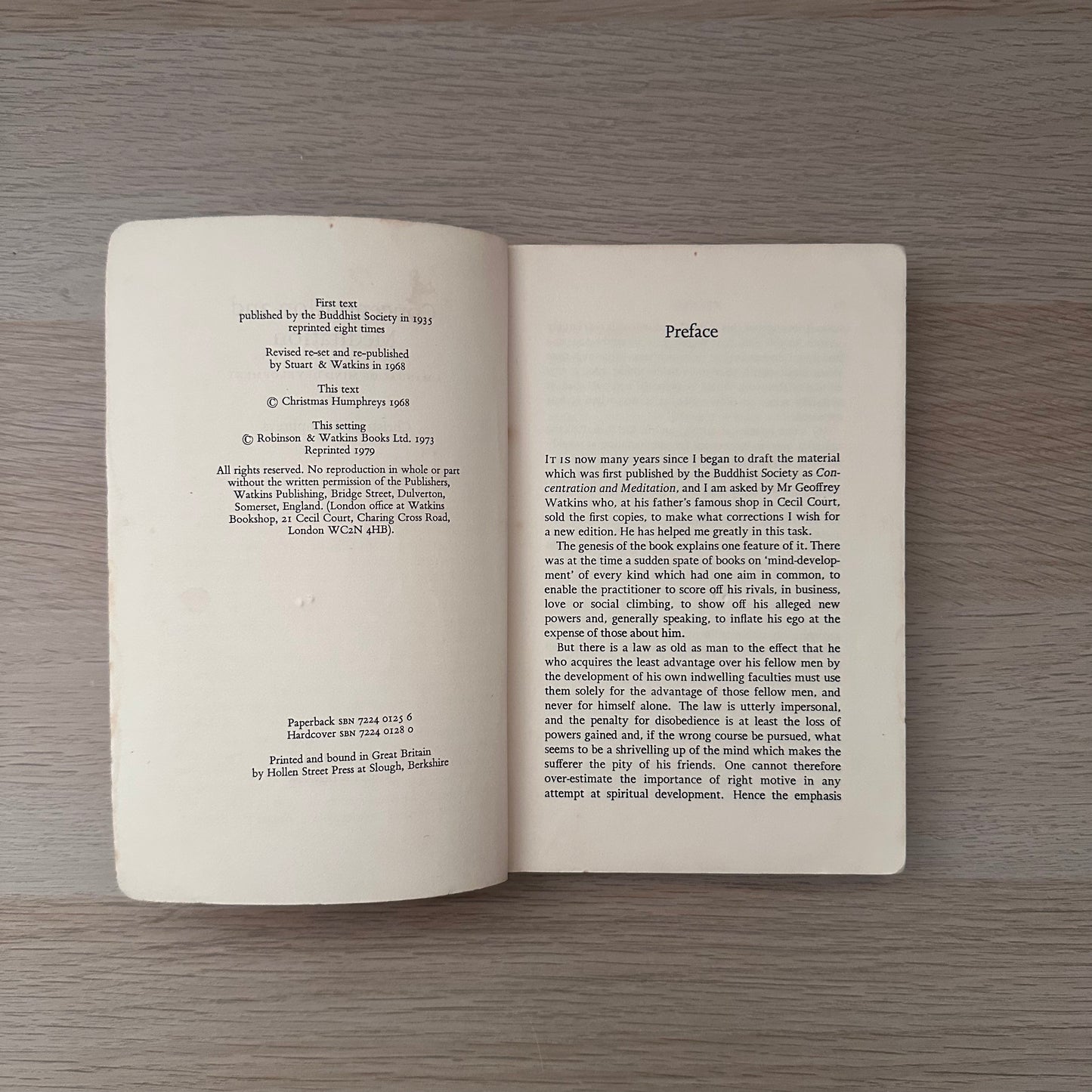 Concentration & Meditation: A Manual of Mind Development | Christmas Humphreys