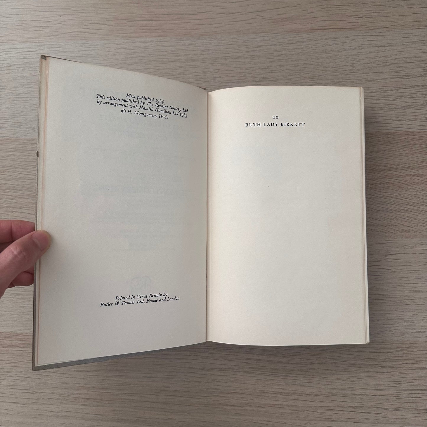 Norman Birkett | 1965 | H Montgomery Hyde