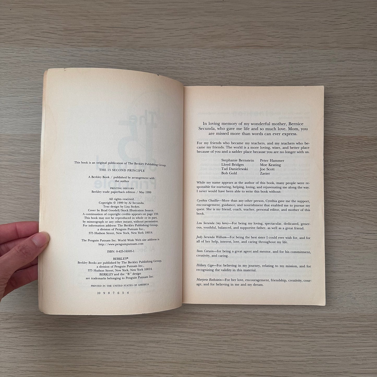 The 15 Second Principle | Al Secunda