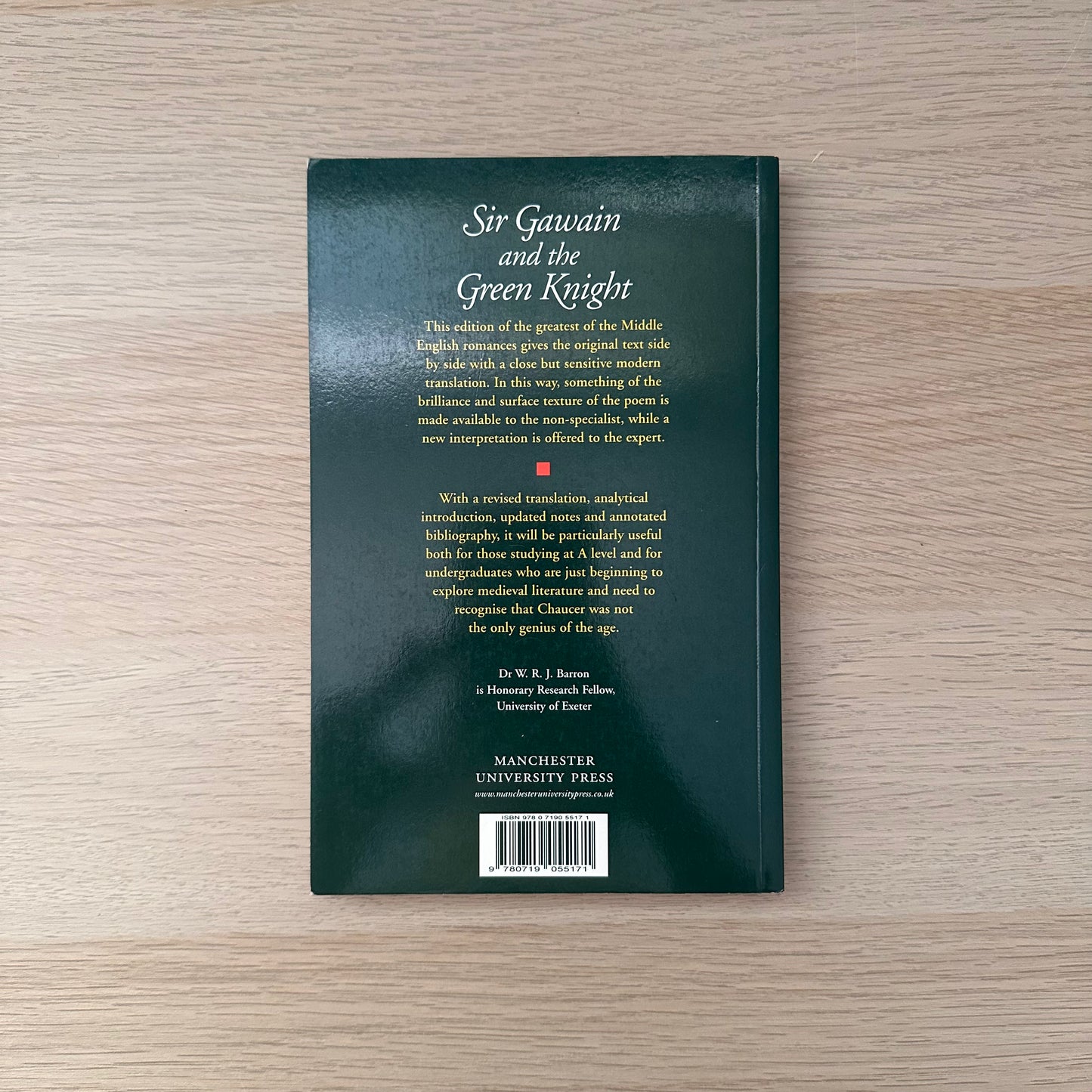 Sir Gawain and the Green Knight | W.R.J. Barron