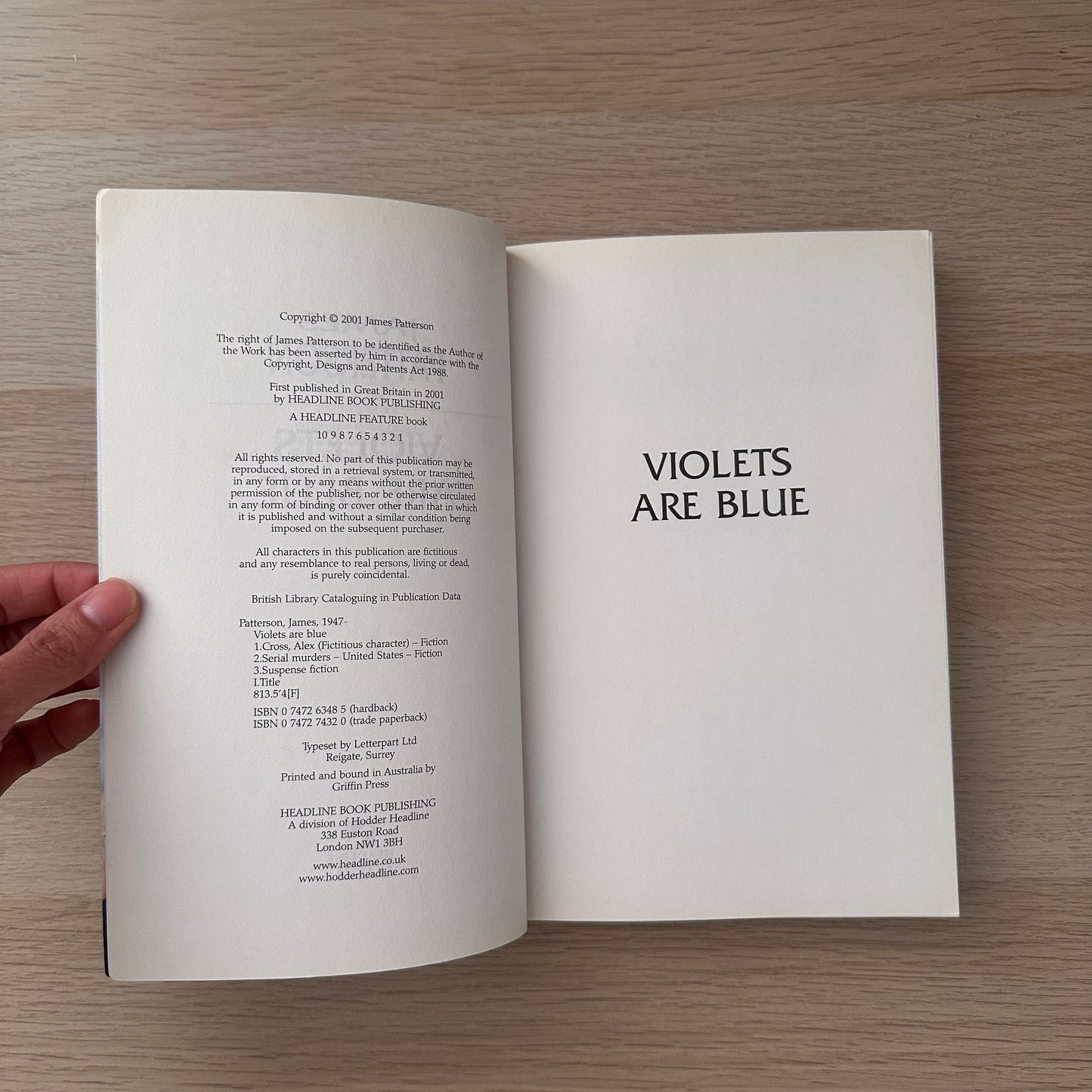 Violets are Blue | Paperback | James Patterson