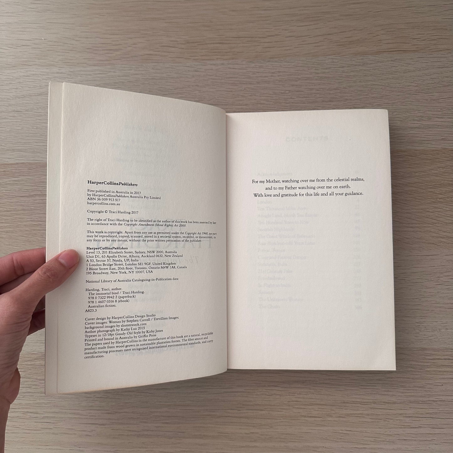 The Immortal Bind | Paperback | Traci Harding