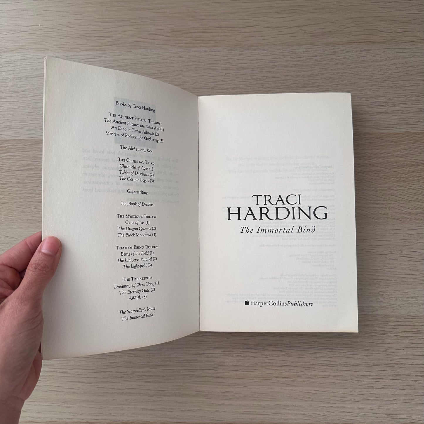 The Immortal Bind | Paperback | Traci Harding