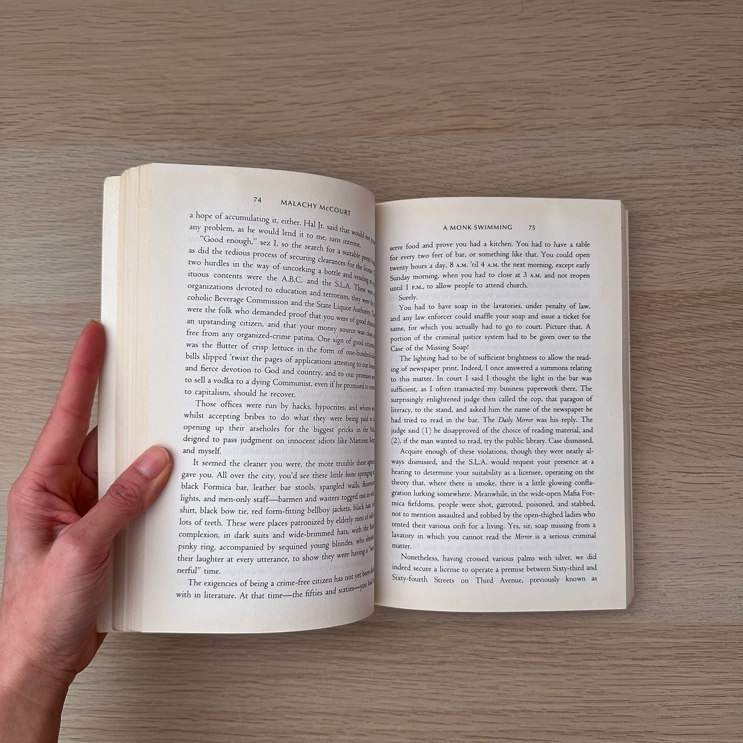 A Monk Swimming: A Memoir | Malachy McCourt