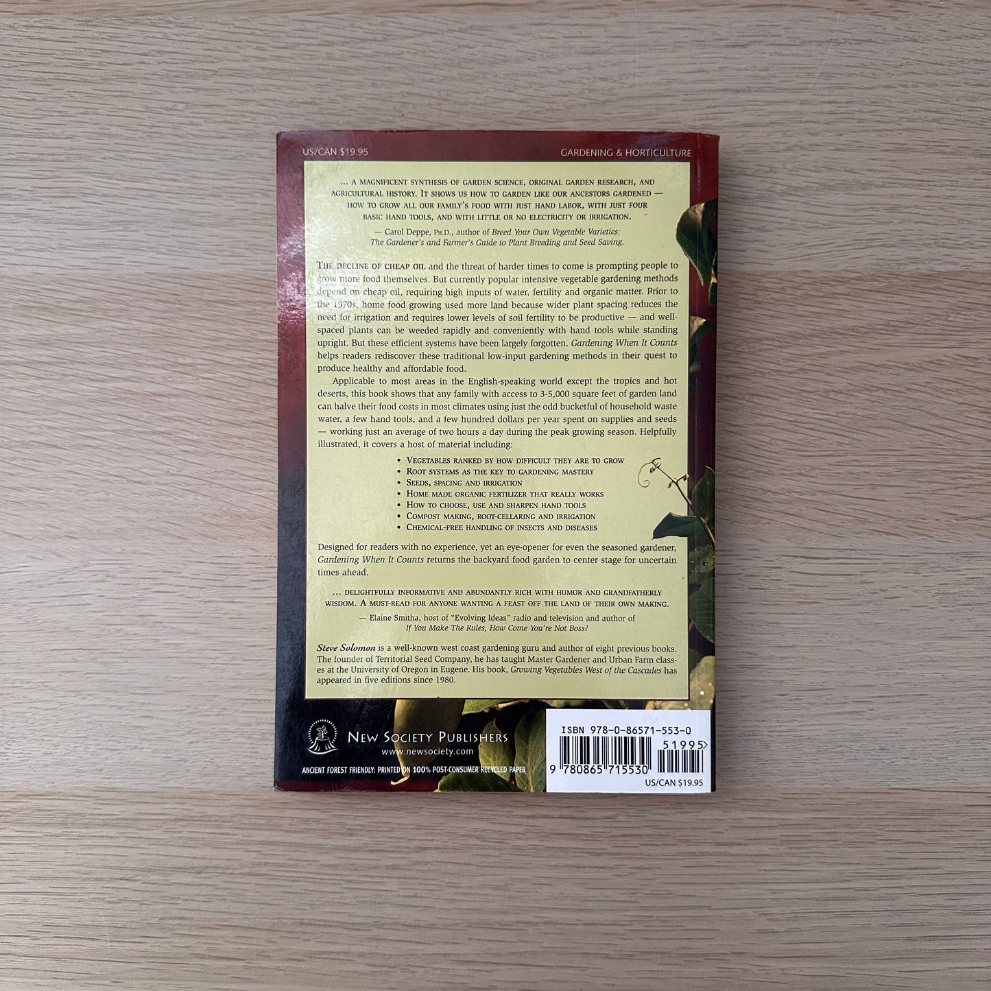 Gardening When It Counts | Steve Solomon