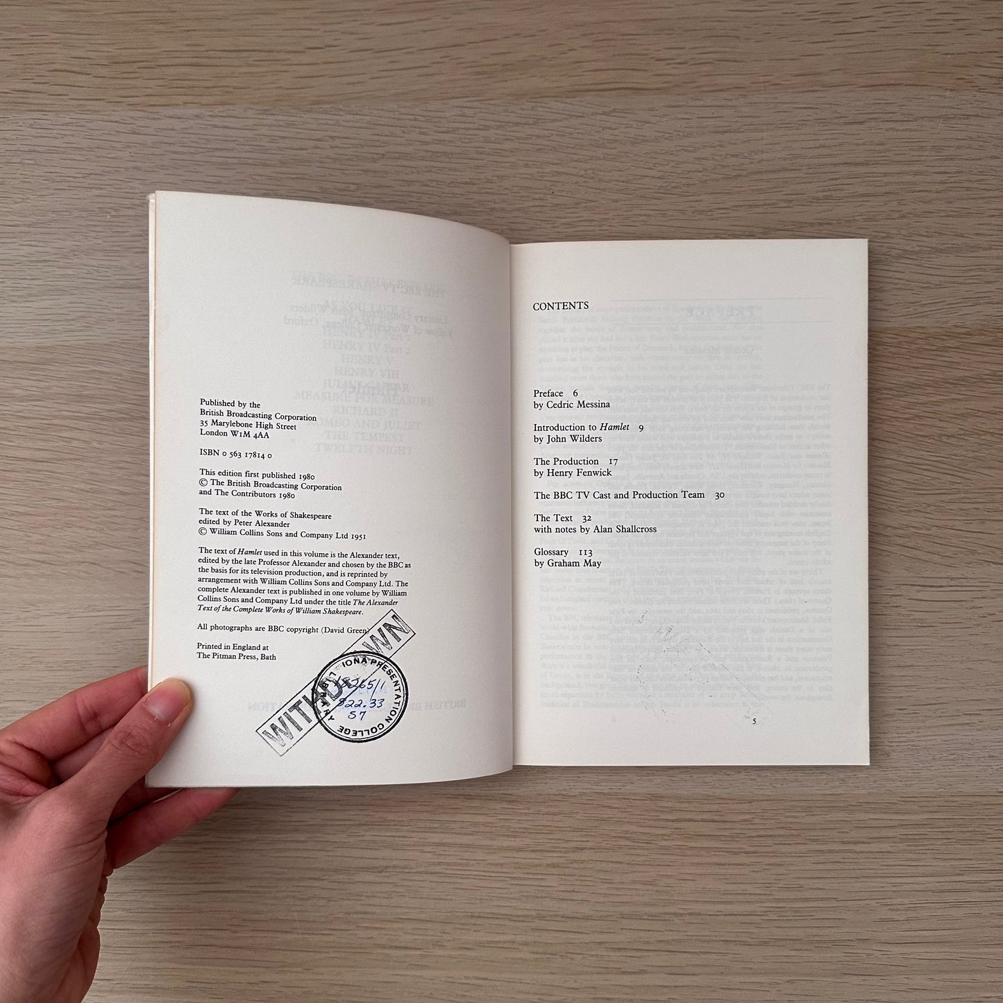 Hamlet: The BBC TV Shakespeare | 1980 | William Shakespeare & Peter Alexander