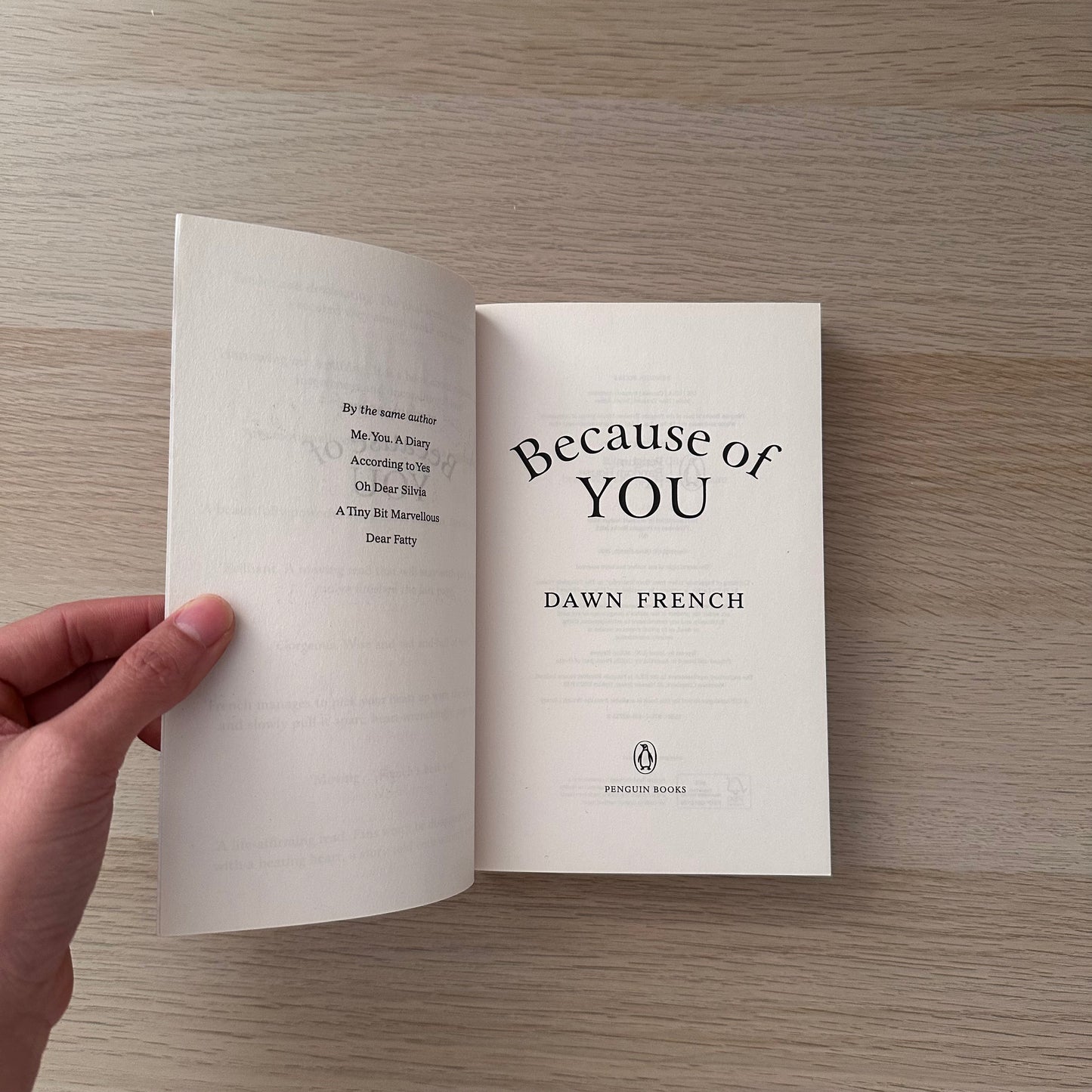 Because of You | Paperback | Dawn French