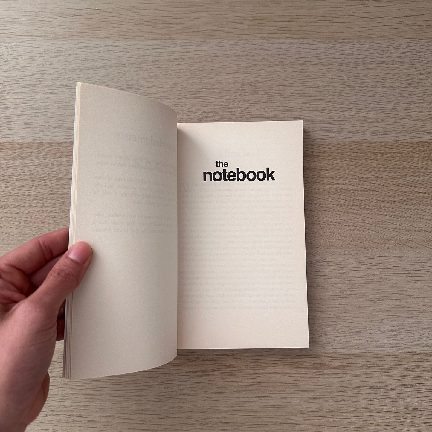 The Notebook | Paperback | Nicholas Sparks