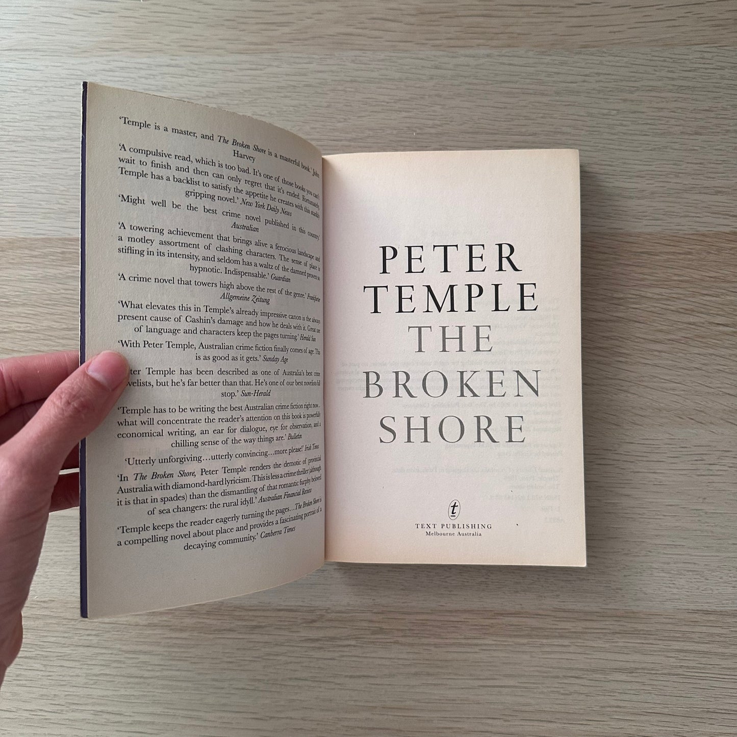 The Broken Shore | Paperback | Peter Temple