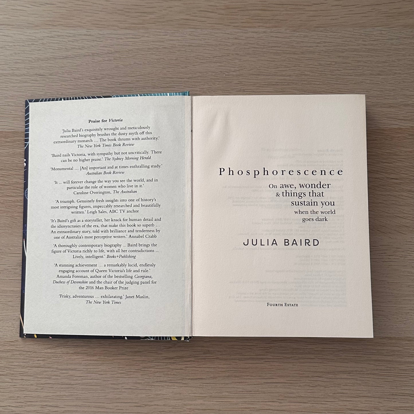 Phosphorescence | Hardcover | Julia Baird