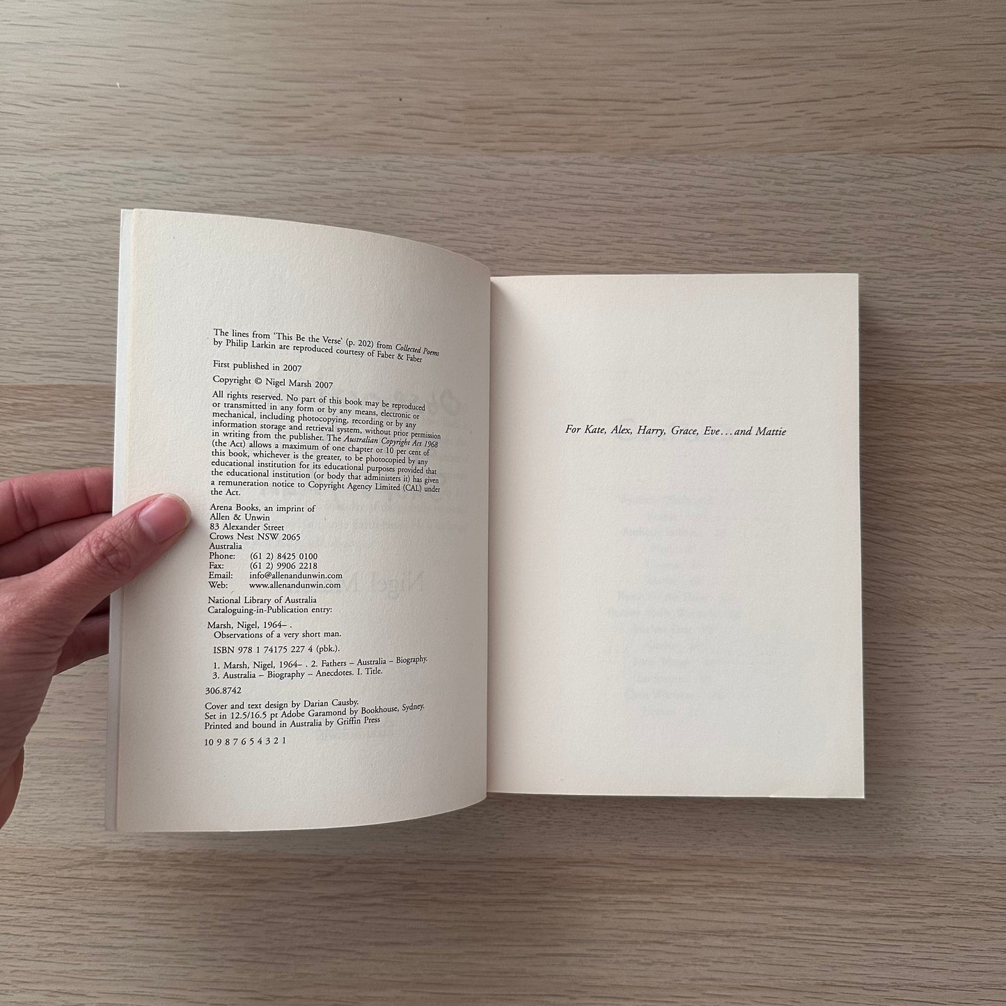 Observations of a Very Short Man | Paperback | Nigel Marsh