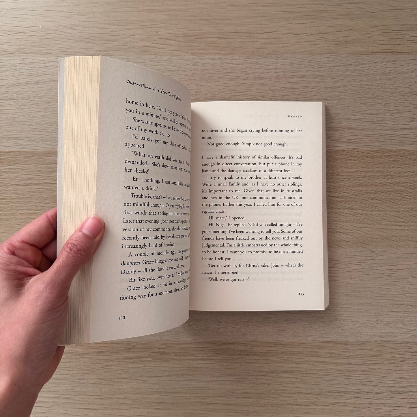 Observations of a Very Short Man | Paperback | Nigel Marsh
