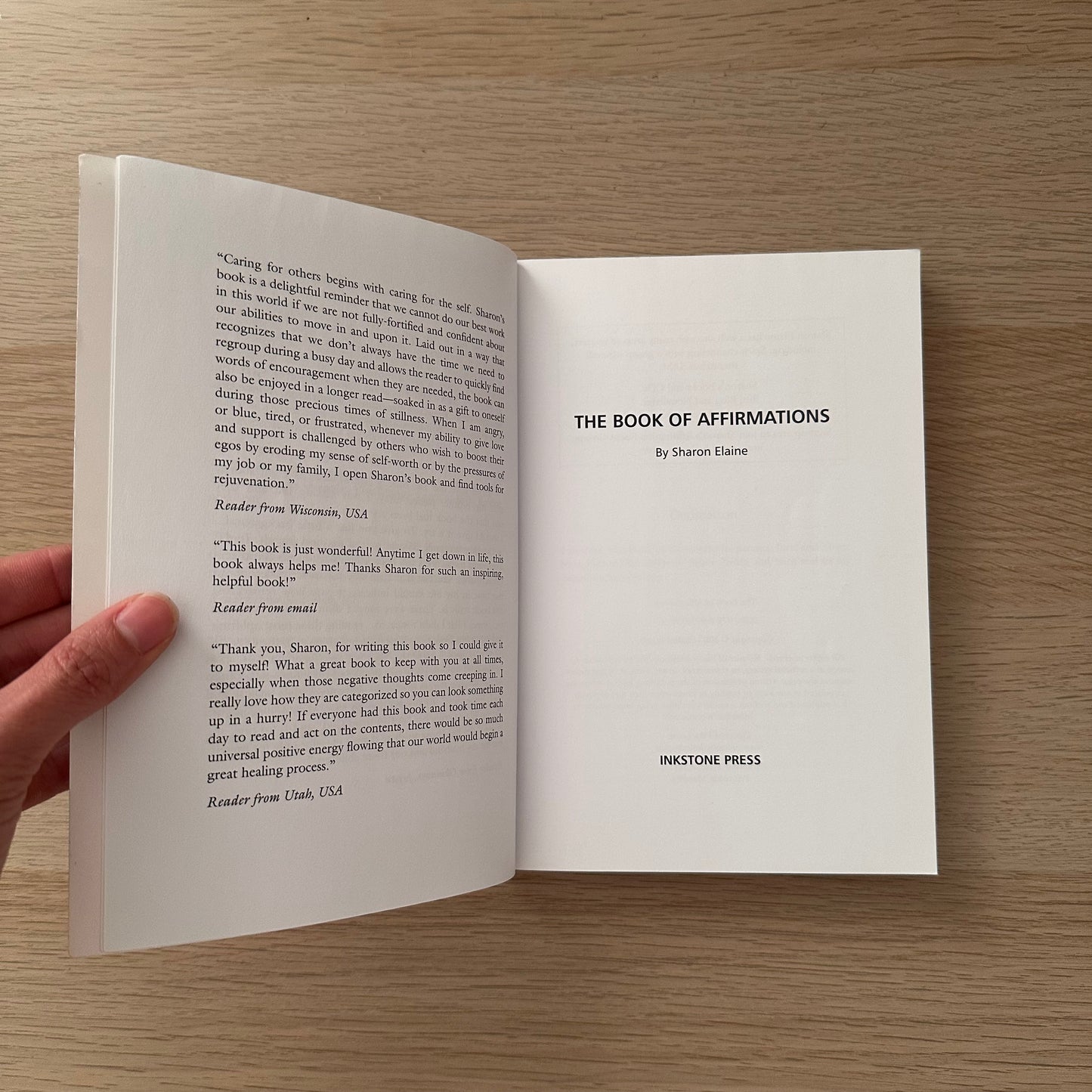 The Book of Affirmations | Paperback | Sharon Flaine